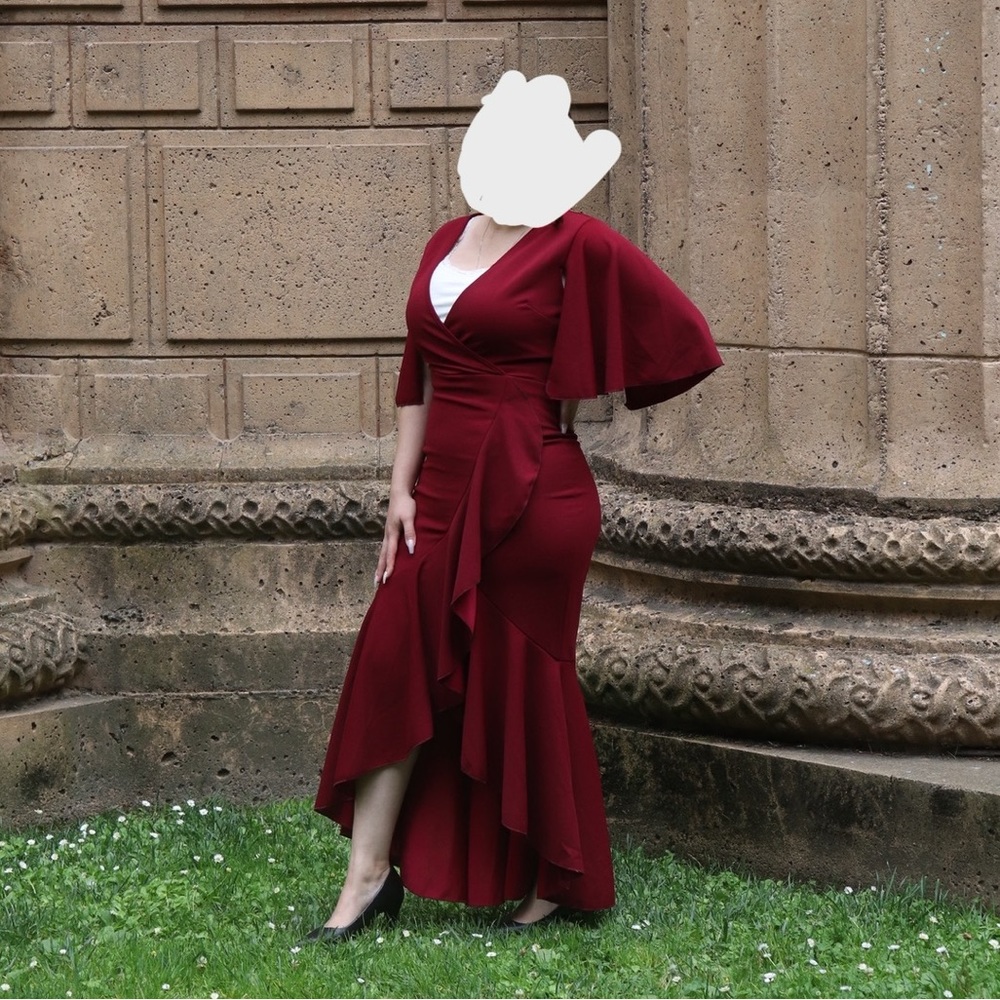 RED SHEIN DRESS - Picture 5 of 5